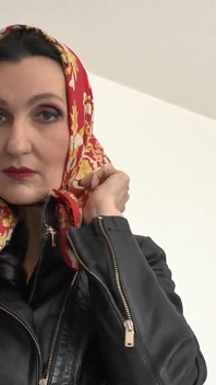Beautiful Silk Headscarves Fashion Show, JOI, Lady Victoria Valente