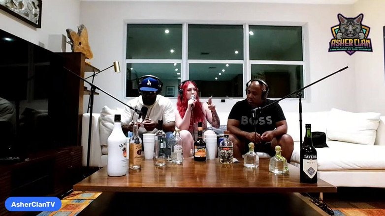 Mr Flourish Live: Asherclantv podcast feat volwassen sterren Arietta Adams, Ace Bigs en...