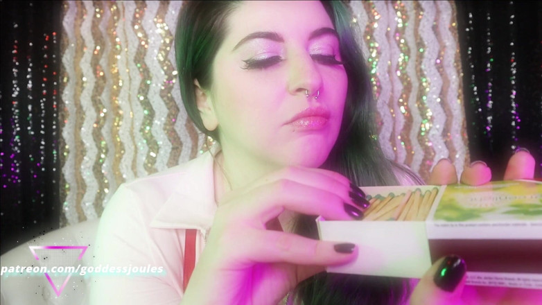 goddessjoules: Relaxante match lighting asmr