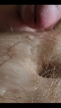 Jerked Out a Nice Big Cum Puddle Onto My Belly
