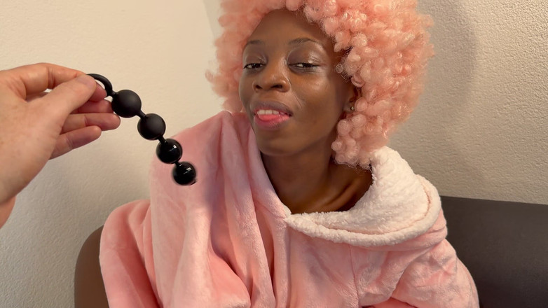 Missblackreey: Jeu anal super sexy avec creampie anal