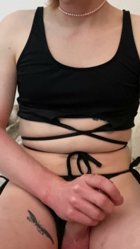 Irish Femboy Loves Stroking Cock for You