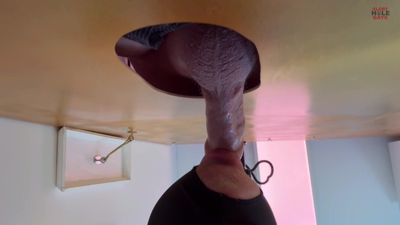 GLORYHOLEGAYS: Stepdaddy Cock with Horny Uncut Cock at Gloryhole