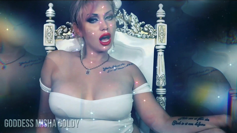 Goddess Misha Goldy: Power of my domination! Even at a big distance, you...