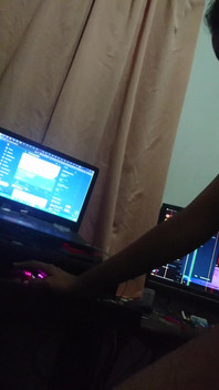 Stepmom Comes to See What I'm Doing on the Computer