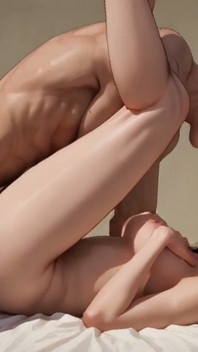애니메이션 Ai: 남친이 집에 없어서 가장 친한 친구라고 불렀어요. 그리고 나는 그를 유혹하여 빨리 사정해