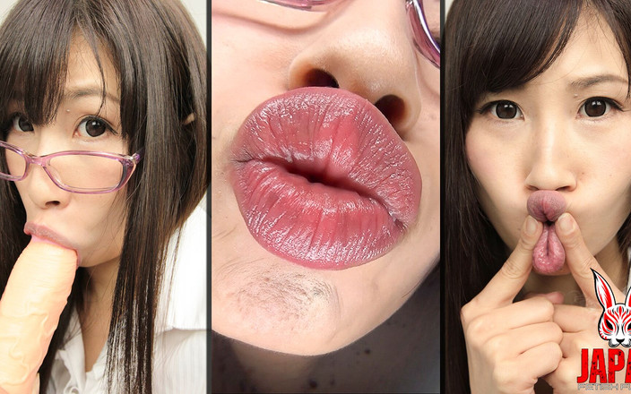 Japan Fetish Fusion: Šťavnaté rty Yua Hidaka, proměněné v kancelářskou dámu