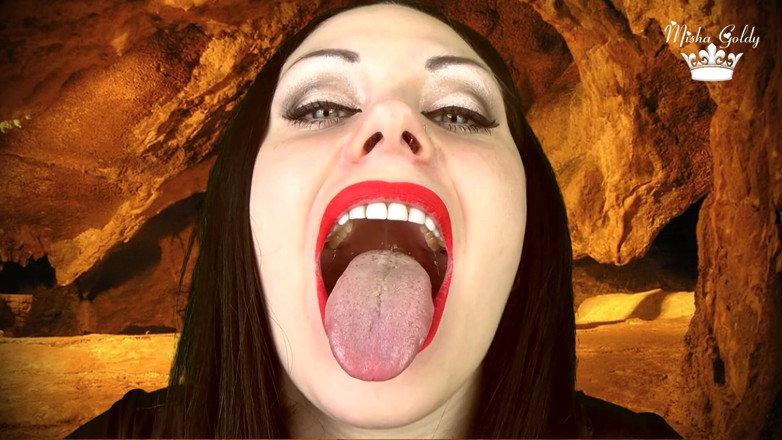 Goddess Misha Goldy: Ce loup-garou affamé veut te consommer vivant (POV, bouche, langue et...
