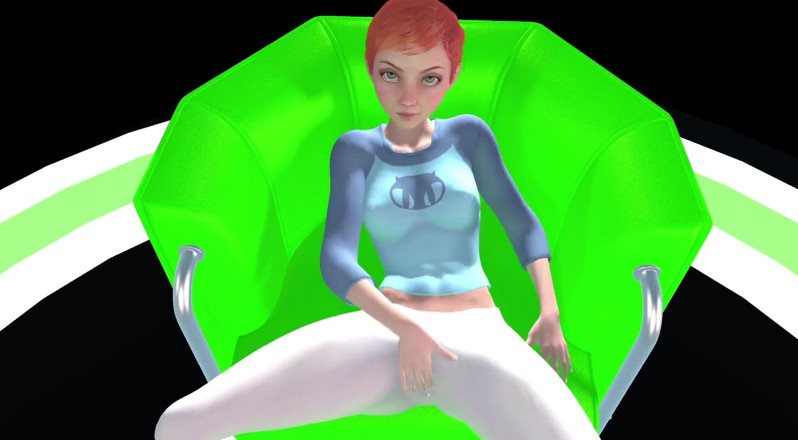 Wraith ward: Gwen Tennyson klitorisini ovuyor. Hentai Parody