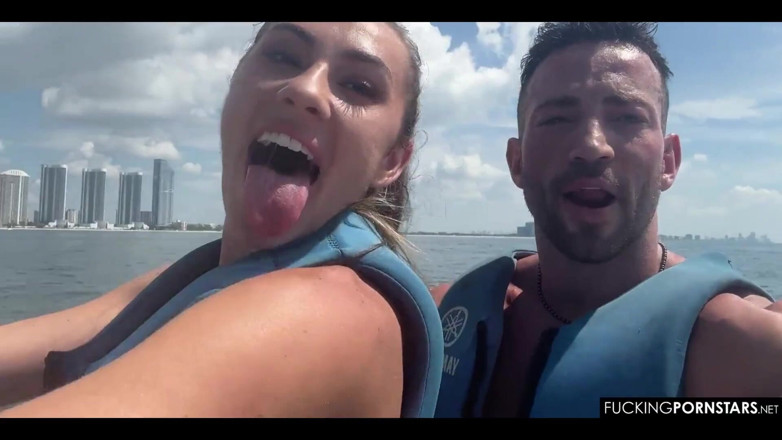 Maximo Garcia: Jetski POV Fuck with Wild Mackenzie Mace and Aquatic Watchers....
