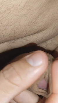 Big Uncircumcised Cock Gets About to Explode with