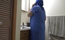 Souzan Halabi: 摩洛哥阿拉伯妻子在工作前在阴户中射精
