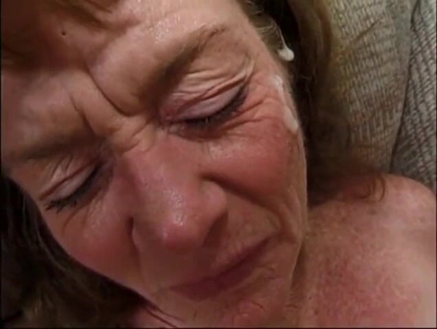 Galaxy Orgy: Old and young blonde milf pussy fucking threesome...cum in mouth