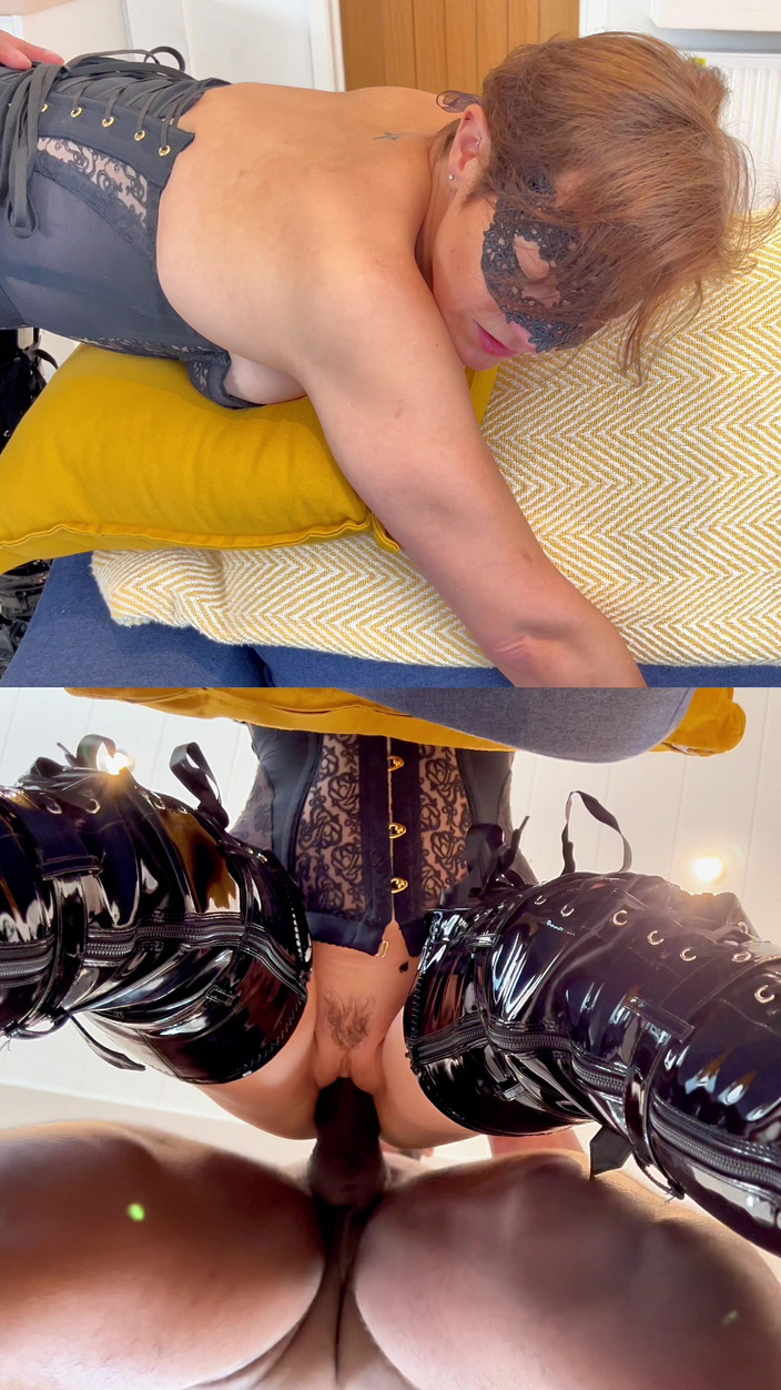 Queen-Lucy: 10 palců BBC bez sedla Hluboké šukání s paroháč nedbalý sekundy, šukání,...