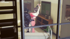 X Hentai: Šukej s Batmanem v knihovně - Hentai 3D 03