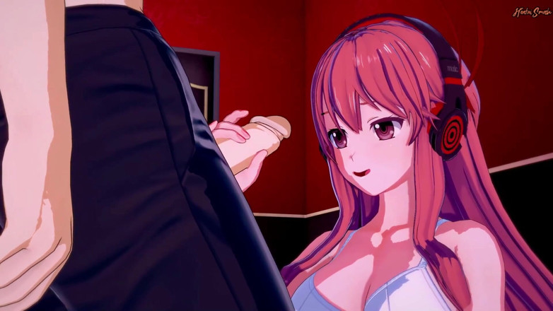 Hentai Smash: Chelsea deep throats a cock and gets fucked - Akama Hentai.
