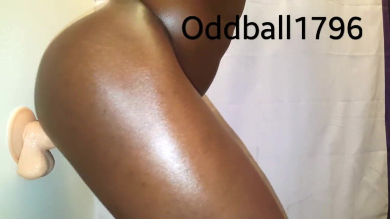 Oddball1796: Sexy Black Ass Twerking Dildo Fuck Cumshot Oddball1796