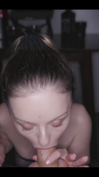 Custom Sloppy Blowjob & BIG Facial POV