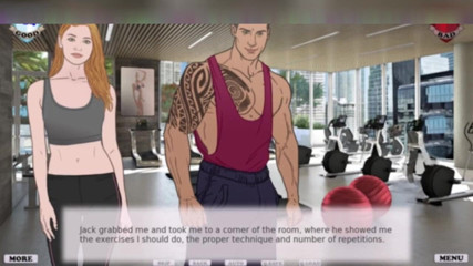 3DXXXTEEN2 Cartoon: An alpha male at alpha fitness. 3D porn cartoon sex