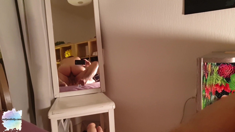 ENFJandINFP: Hot amateur teen couple fucking in bedroom