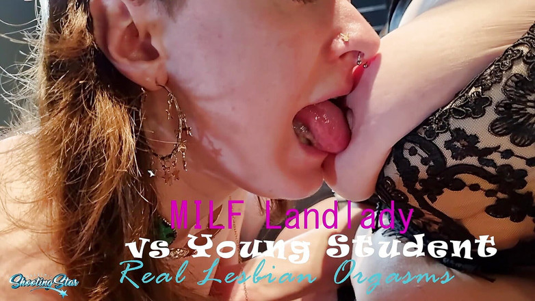 Shooting Star: Réel, une étudiante lesbienne logeuse à la maison se fait guérir par...