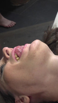 Brunette MILF Getting Demolished in a Gangbang