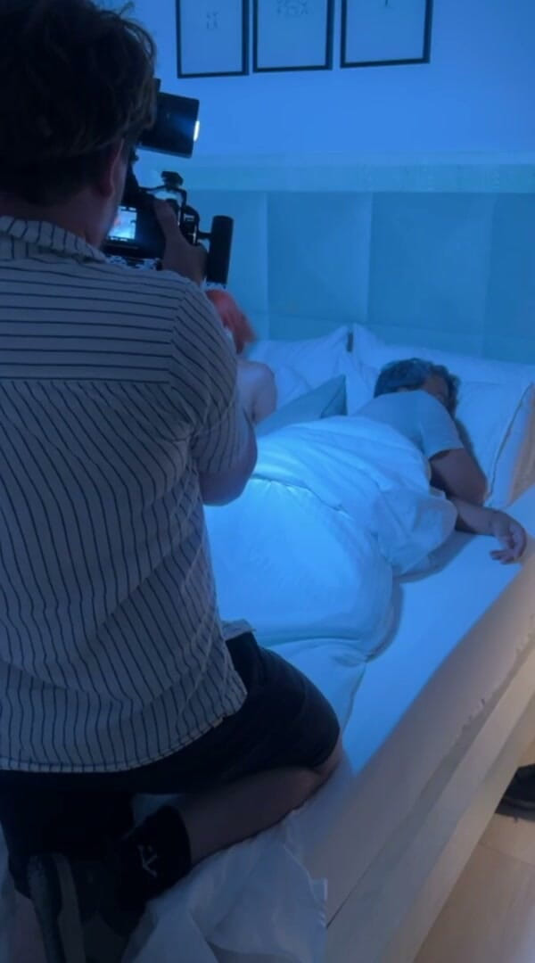 celestealba: Brother-in-law Share a Bed Behind the Scenes
