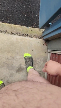 Almost Caught Enjoying the Storage Unit