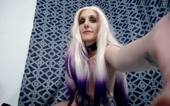 Calli minx bj chảy tràn tinh dịch và cu giả cổ áo - video này có tất cả