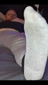 Are you sniffing my socks or licking them? Full vid on my page ;)