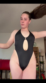 Just Trying on This Swimsuit Quick!
