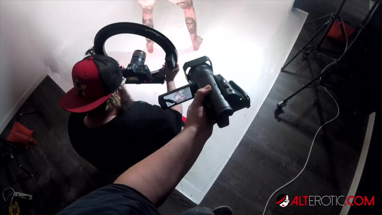 Alt Erotic: Behind the scenes with Amber Luke's new chest tattoo