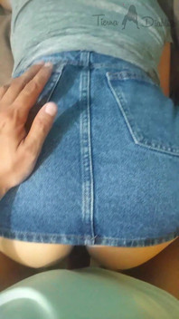 My Girlfriend Didn't Wear Panties Because She Always Provokes Me to Put My Cock in Her