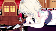 Hentai Smash: Lumine fa un deepthroat al cazzo di Diluc, sputa fuori...