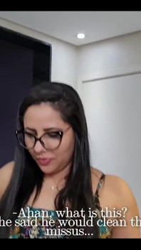 Sexy Maid and Stepmother Footjob