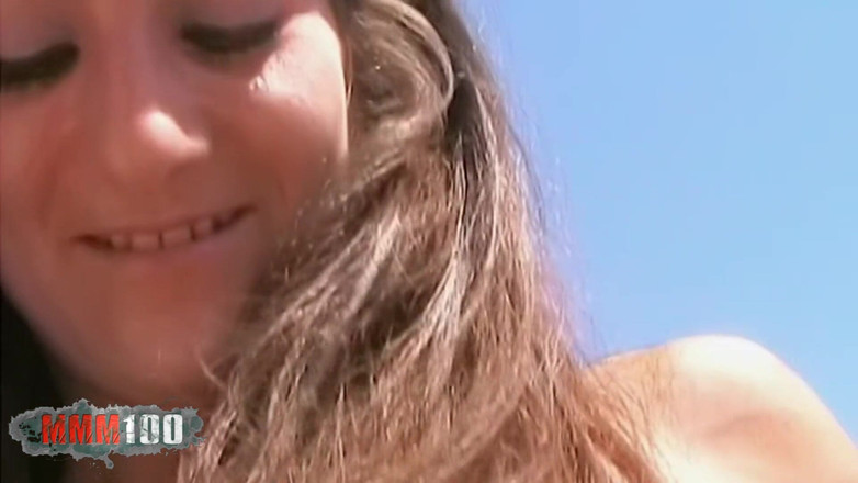 MMM100: Alys Rebel: Great Teen Brunette Alys Rebel Stripping on the...