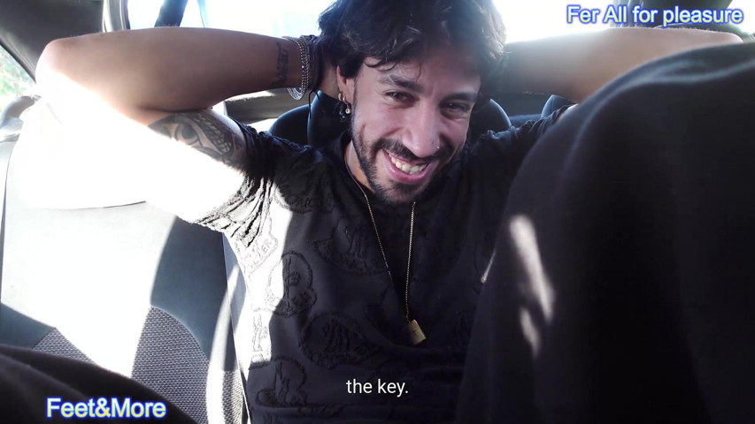Tony Is Caught in the Car and Is Tickled (Feet&More)