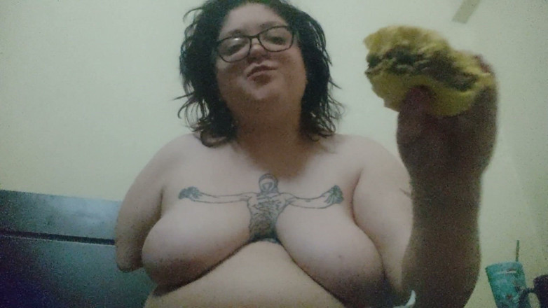 Anerisamp: Feedee Challenge 100 hamburgare dag 5