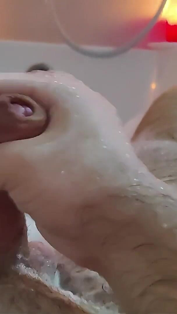 Hidden Horny Smile: Covered in Foam - My Intense Bathroom Solo Finish