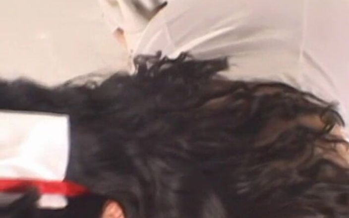 Homegrown Amateurs: Nurse Claudine Jerks off Then Sucks a Mean Cock