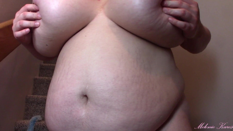 Melonie Kares: Sweat fetish oil BBW