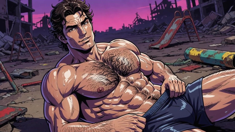 Erotic Man: Hot Men Outdoors Animation