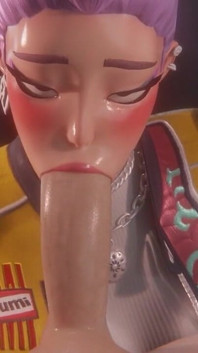 [KPOP Demon Hunters] Blowjob 3D Rumi selamba animasi