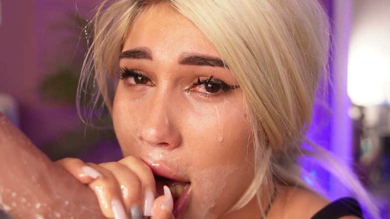 BettyVelvet: Sloppy Blowjob and Cum on Face