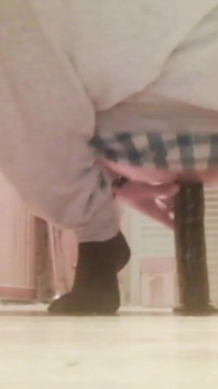 Young ass is hungry