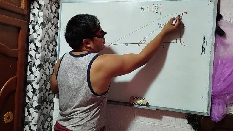 Rosaroja: 19 Trigonometry: Half-angle (37/2) - Exercise