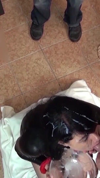 Gangbang se spermatem na obličej! Moje nejextrémnější výstřiky na obličej! Litry spermatu!