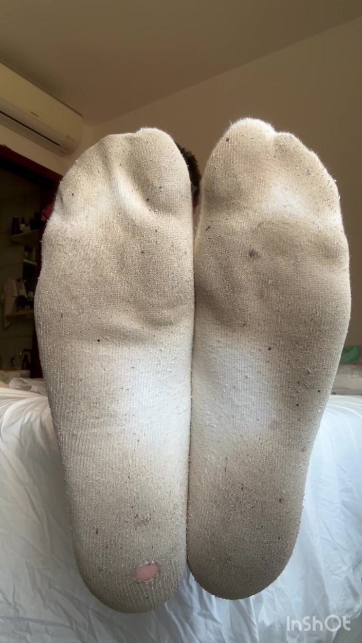Boy feet: Sweaty Socks