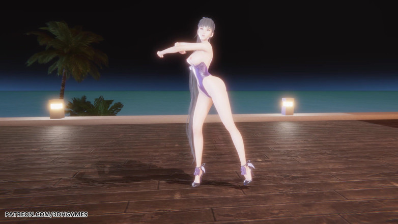 3D-Hentai Games: [Mmd] Le Sserafim - Smart Eve Sexy Striptease Star Hentai necenzurat 4K 60fps
