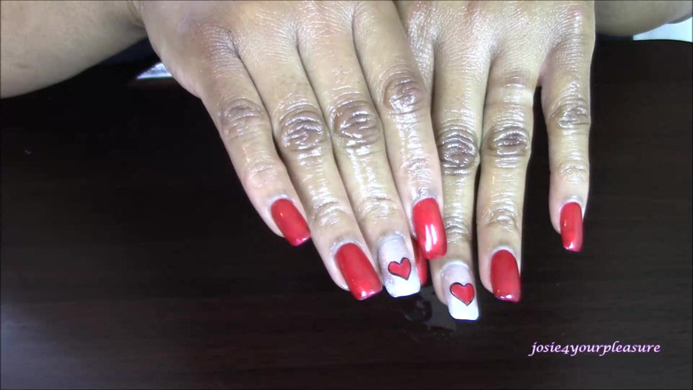Josie4yourpleasure: Olio le mie mani: unghie di san valentino